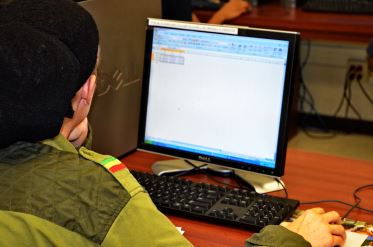 Image of Student at Computer